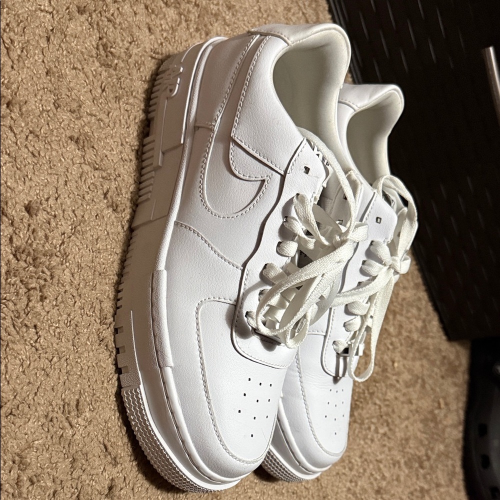 White Women's Sneakers - Picture 3 of 4